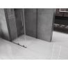 Mexen Velar sliding shower cabin 90 x 90 cm, transparent, brushed gun gray - 871-090-090-01-66