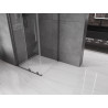 Mexen Velar sliding shower cabin 90 x 90 cm, transparent, gun gray brushed - 871-090-090-01-66