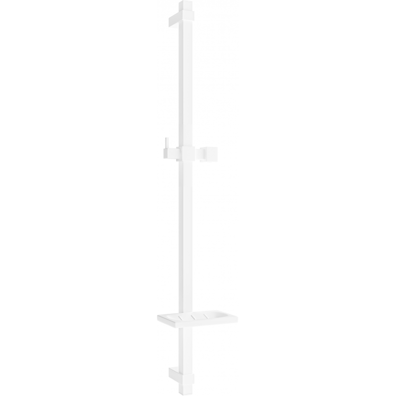 Mexen DQ 80 cm Shower Rail with Soap Dish, White - 79381-20