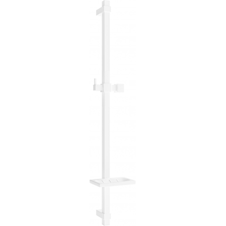 Mexen DQ shower rod with soap dish 80 cm, white - 79381-20