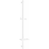 Mexen DQ shower rod with soap dish 80 cm, white - 79381-20