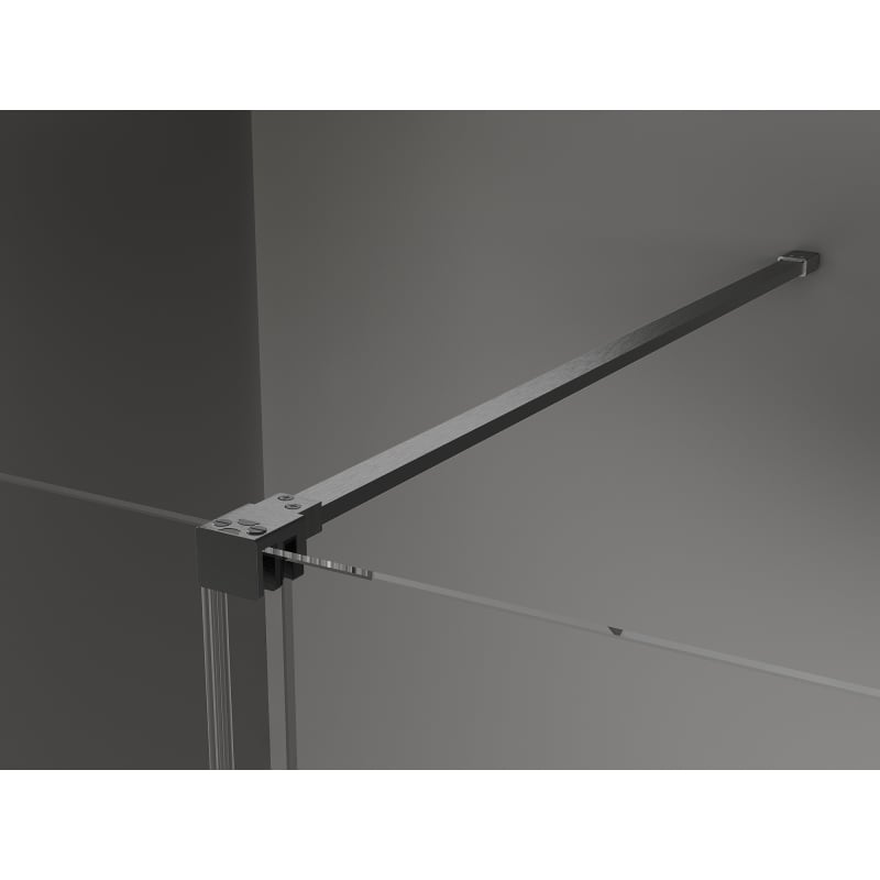 Mexen Velar sliding shower cabin 160 x 85 cm, transparent, gun gray brushed - 871-160-085-01-66