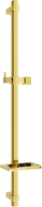 Mexen DQ shower bar with a soap dish 80 cm, Gold - 79381-50