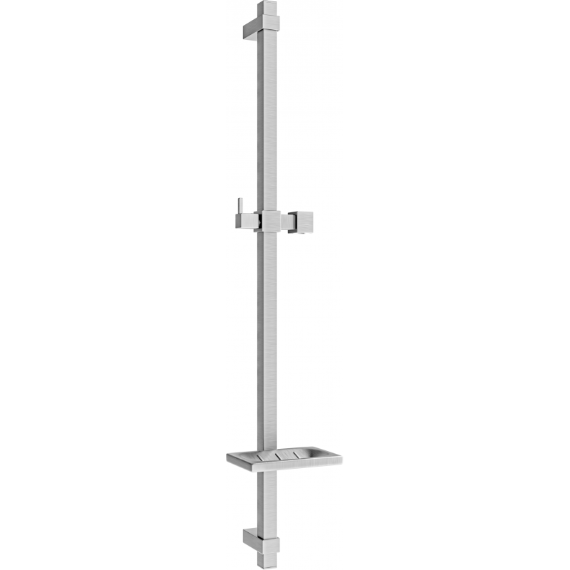 Mexen DQ shower rail with soap dish 80 cm, graphite - 79381-66