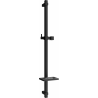 Mexen DQ shower rail with soap dish 80 cm, black - 79381-70
