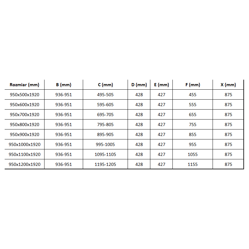 Mexen Lima folding shower enclosure 95 x 110 cm, transparent, chrome - 856-095-110-01-00