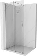 Mexen Velar Walk-in Shower Partition 70 x 200 cm, Transparent 8 mm, Chrome - 871-070-000-03-01