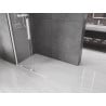 Mexen Velar sliding shower wall Walk-in 90 x 200 cm, transparent 8 mm, white - 871-090-000-03-20