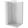 Mexen Velar Walk-in Shower Panel 100 x 200 cm, Transparent 8 mm, White - 871-100-000-03-20
