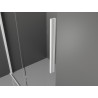 Mexen Velar Walk-in Sliding Shower Screen 100 x 200 cm, Transparent, 8 mm, White - 871-100-000-03-20