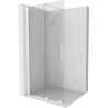 Mexen Velar sliding walk-in shower wall 120 x 200 cm, transparent 8 mm, white - 871-120-000-03-20
