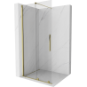 Mexen Velar Walk-in Shower Panel 80 x 200 cm, Transparent 8 mm, Gold - 871-080-000-03-50