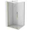 Mexen Velar sliding shower wall Walk-in 85 x 200 cm, transparent 8 mm, gold - 871-085-000-03-50