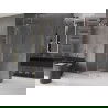 Mexen Velar Walk-in Shower Panel 80 x 200 cm, Transparent 8 mm, Gold - 871-080-000-03-50