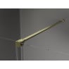 Mexen Velar sliding shower wall Walk-in 100 x 200 cm, transparent 8 mm, brushed gold - 871-100-000-03-55