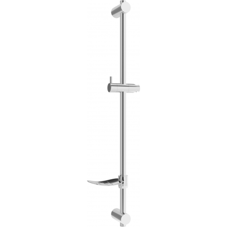 Mexen DF shower bar with a soap dish 80 cm, Chrome - 79382-00