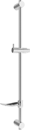 Mexen DF shower bar with a soap dish 80 cm, Chrome - 79382-00