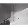 Mexen Velar sliding Walk-in shower panel 75 x 200 cm, transparent 8 mm, black - 871-075-000-03-70