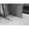 Mexen Velar Sliding Shower Wall Walk-in 110 x 200 cm, Transparent 8 mm, Black - 871-110-000-03-70