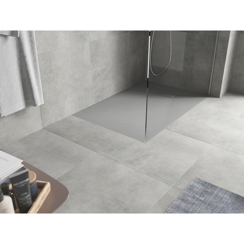 Mexen Hugo rectangular SMC shower tray 110 x 90 cm, gray - 42619011