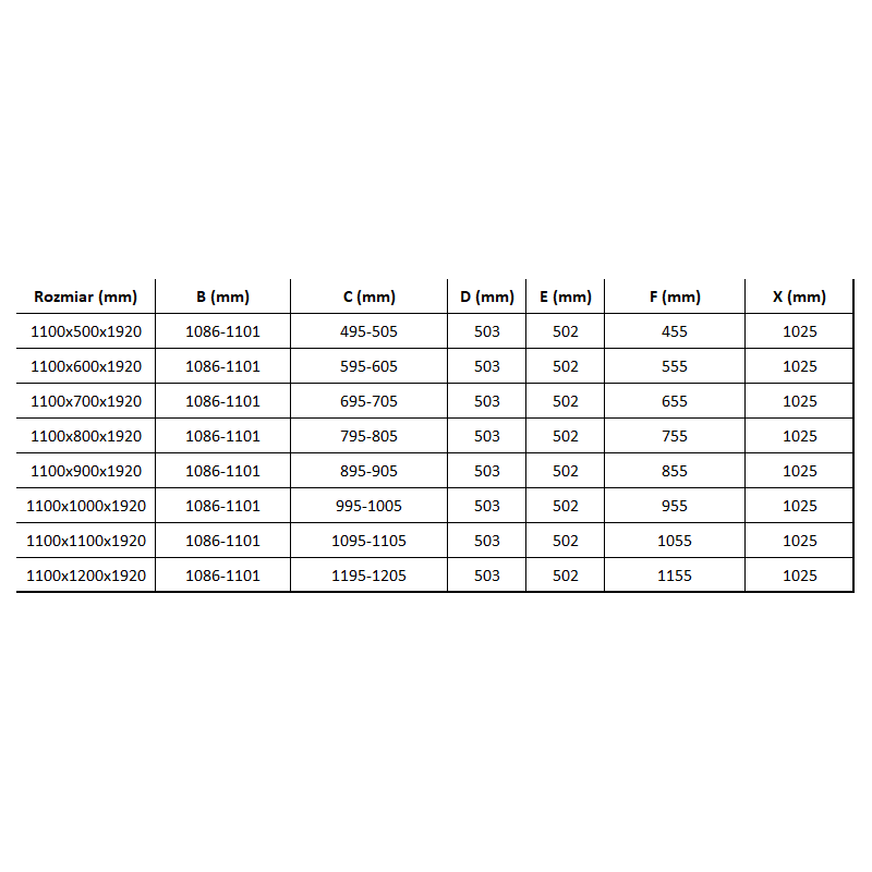 Mexen Lima Folding Shower Cabin 110 x 90 cm, Transparent, Chrome - 856-110-090-01-00