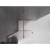 Mexen Velar sliding walk-in shower wall 100 x 200 cm, transparent 8 mm, rose gold - 871-100-000-03-60
