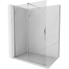 Mexen Velar Walk-in Shower Panel, 140 x 200 cm, Transparent 8 mm, Chrome - 871-140-000-03-01