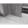Mexen Velar Walk-in Shower Panel, 140 x 200 cm, Transparent 8 mm, Chrome - 871-140-000-03-01