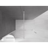 Mexen Velar Sliding Walk-in Shower Screen 140 x 200 cm, Transparent 8 mm, Chrome - 871-140-000-03-01