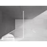 Mexen Velar sliding shower screen Walk-in 150 x 200 cm, transparent 8 mm, white - 871-150-000-03-20