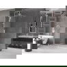 Mexen Velar Walk-in Shower Screen 140 x 200 cm, Transparent 8 mm, White - 871-140-000-03-20