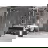 Mexen Velar Walk-in Shower Wall 130 x 200 cm, Transparent 8 mm, White - 871-130-000-03-20