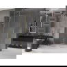 Mexen Velar walk-in shower screen 150 x 200 cm, transparent 8 mm, gold - 871-150-000-03-50