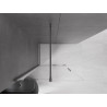 Mexen Velar sliding shower panel Walk-in 75 x 200 cm, transparent 8 mm, gun gray brushed - 871-075-000-03-66