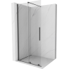 Mexen Velar sliding shower wall Walk-in 90 x 200 cm, transparent 8 mm, gun grey brushed - 871-090-000-03-66