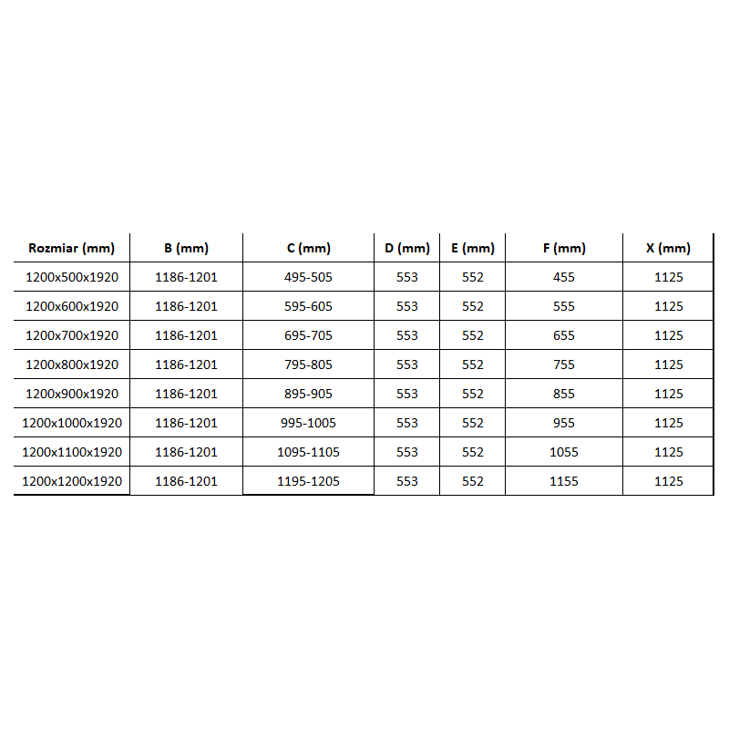 Mexen Lima folding shower cabin 120 x 70 cm, transparent, chrome - 856-120-070-01-00