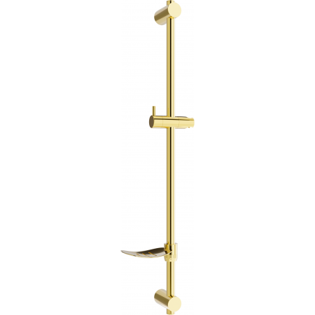 Mexen DF shower rail with soap dish 80 cm, gold - 79382-50