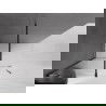Mexen Velar Walk-in Shower Wall Sliding 160 x 200 cm, Transparent 8 mm, Black - 871-160-000-03-70
