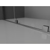 Mexen Velar sliding shower wall Walk-in 130 x 200 cm, transparent 8 mm, gun gray brushed - 871-130-000-03-66