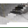 Mexen Velar Walk-in Shower Screen 130 x 200 cm, Transparent 8 mm, Brushed Gold - 871-130-000-03-55