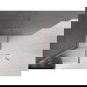 Mexen Velar Walk-in Shower Screen 140 x 200 cm, Transparent 8 mm, Brushed Bronze - 871-140-000-03-65