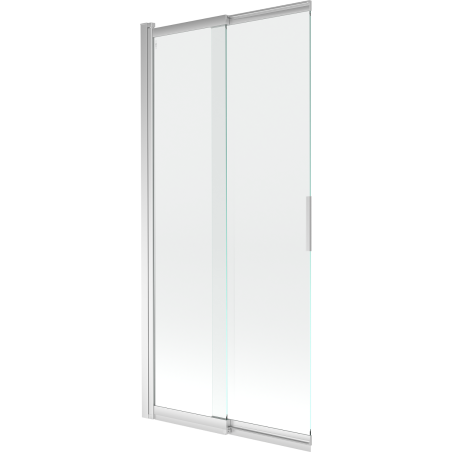 Mexen Fox 2-panel sliding bathtub screen 85 x 150 cm, transparent, chrome - 891-085-002-01-00