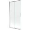 Mexen Fox 2-panel sliding bathtub screen 85 x 150 cm, transparent, chrome - 891-085-002-01-00