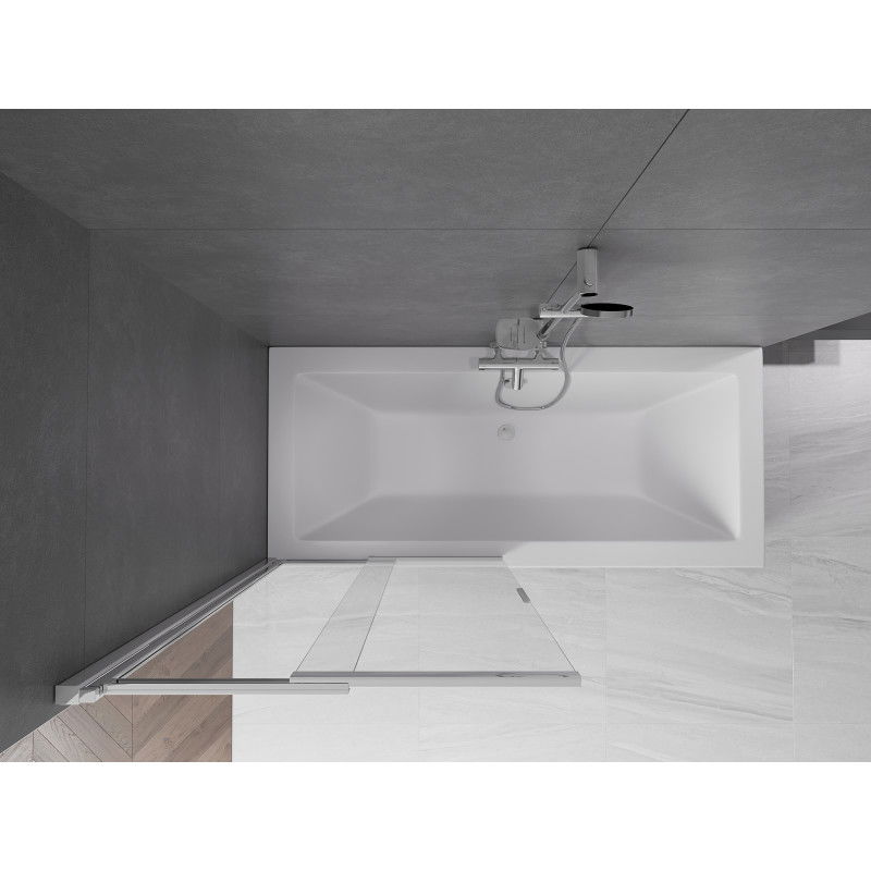 Mexen Fox two-panel sliding bath screen 85 x 150 cm, transparent, chrome - 891-085-002-01-00