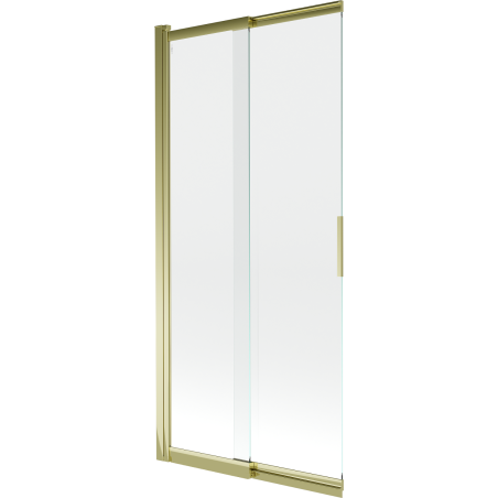 Mexen Fox 2-panel Sliding Shower Screen 85 x 150 cm, Transparent, Gold - 891-085-002-50-00