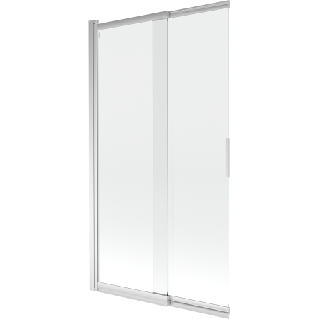 Mexen Fox 2-panel sliding bath screen 100 x 150 cm, transparent, chrome - 891-100-002-01-00