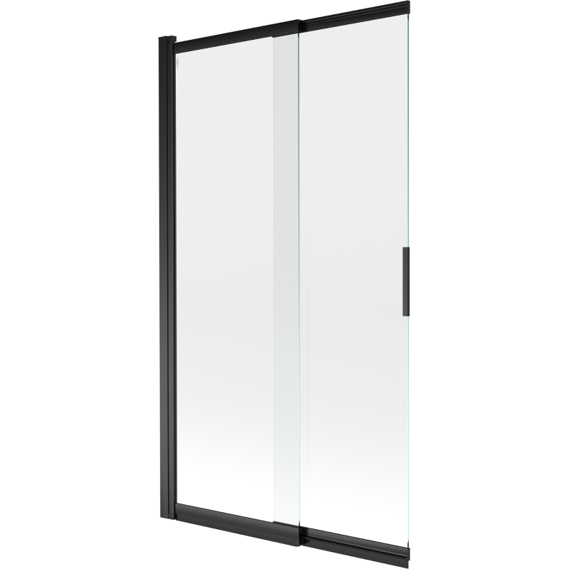 Mexen Fox shower screen 2-wing sliding 100 x 150 cm, transparent, black - 891-100-002-70-00