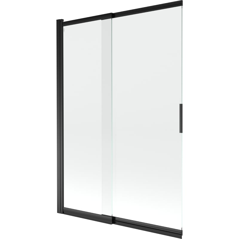 Mexen Fox sliding 2-panel bathtub screen 120 x 150 cm, transparent, black - 891-120-002-70-00