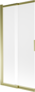 Mexen Fox 2-wing sliding bathtub screen 85 x 150 cm, frosted, gold - 891-085-002-50-30