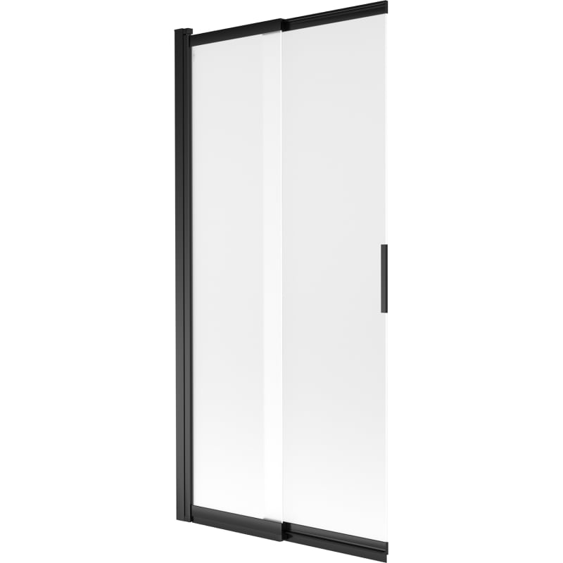 Mexen Fox 2-panel sliding bathtub screen 85 x 150 cm, frost, black - 891-085-002-70-30